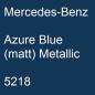 Preview: Mercedes-Benz, Azure Blue (matt) Metallic, 5218.